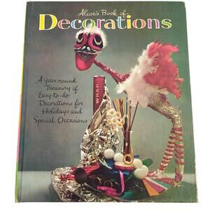 1959 ALCOA'S BOOK OF DECORATIONS Mid-Century Aluminum Foil Kitsch GOLDEN PRESS